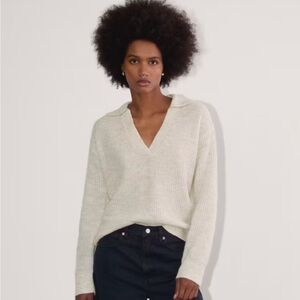The Oversized Polo in Alpaca Everlane